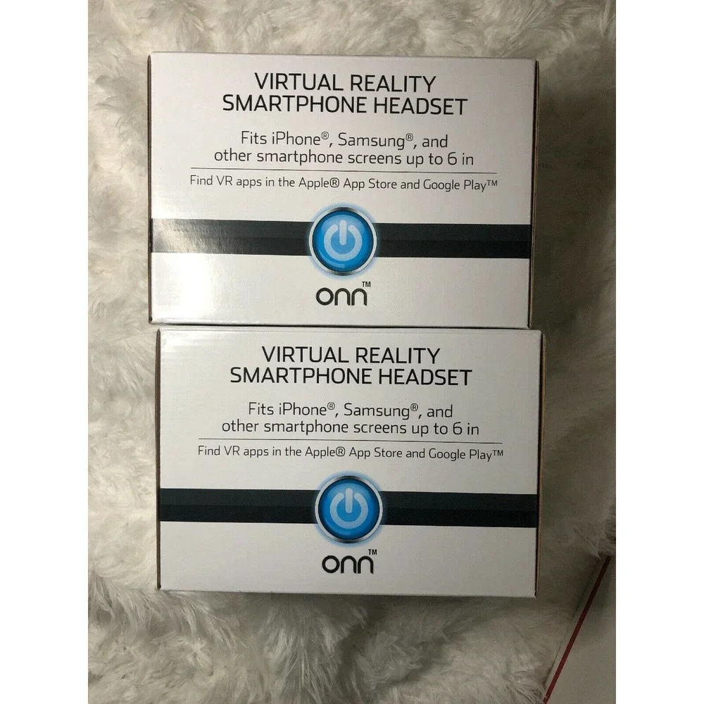 2 Virtual Reality Smartphone Headsets for Samsung, iPhone & others up to 6